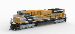 Broadway Limited HO Scale EMD SD70ACe EMD Demo #1201 Yellow Progress Rail with Paragon4 Sound/DC/DCC