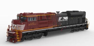 Broadway Limited HO Scale EMD SD70ACe NS #1230 “Birmingham” Office Car Special with Paragon4 Sound/DC/DCC