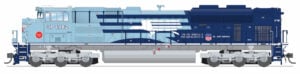 Broadway Limited HO Scale EMD SD70ACe UP #1982 Missouri Pacific Heritage with Paragon4 Sound/DC/DCC