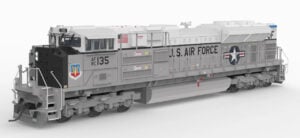 Broadway Limited HO Scale EMD SD70ACe US Air Force #135 Fantasy Paint with Paragon4 Sound/DC/DCC